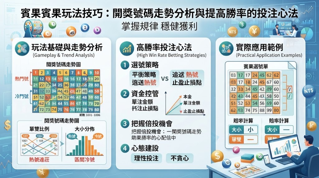 開獎號碼走勢分析與提高勝率的投注心法